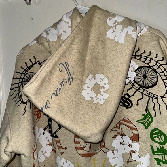Saint Michael x Denim Tears Graphic Hoodie Unisex